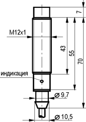 Габариты ISN EF2A-31N-4-L